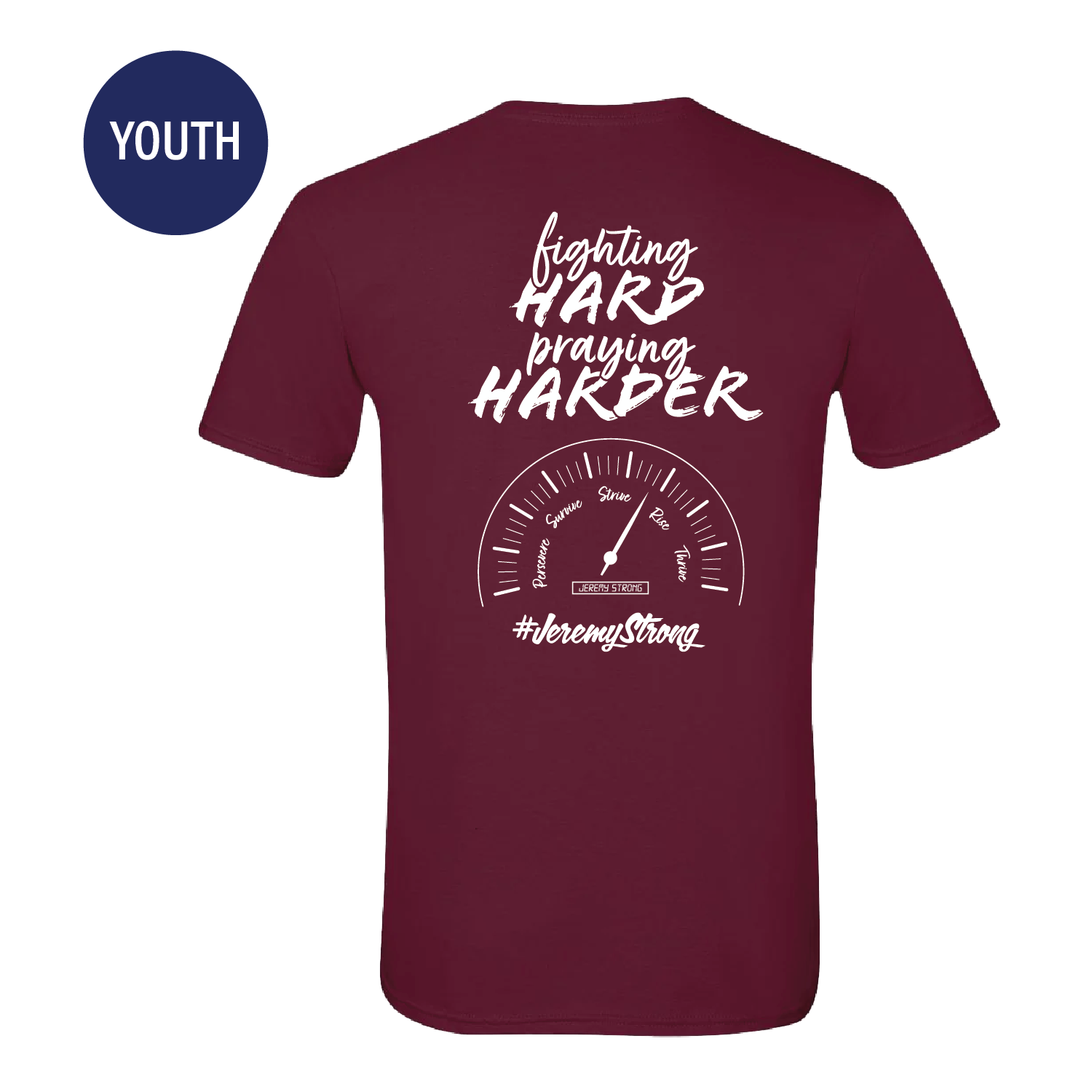 Youth Short Sleeve - "Full Throttle Fundraiser" for Jeremy Gigogne