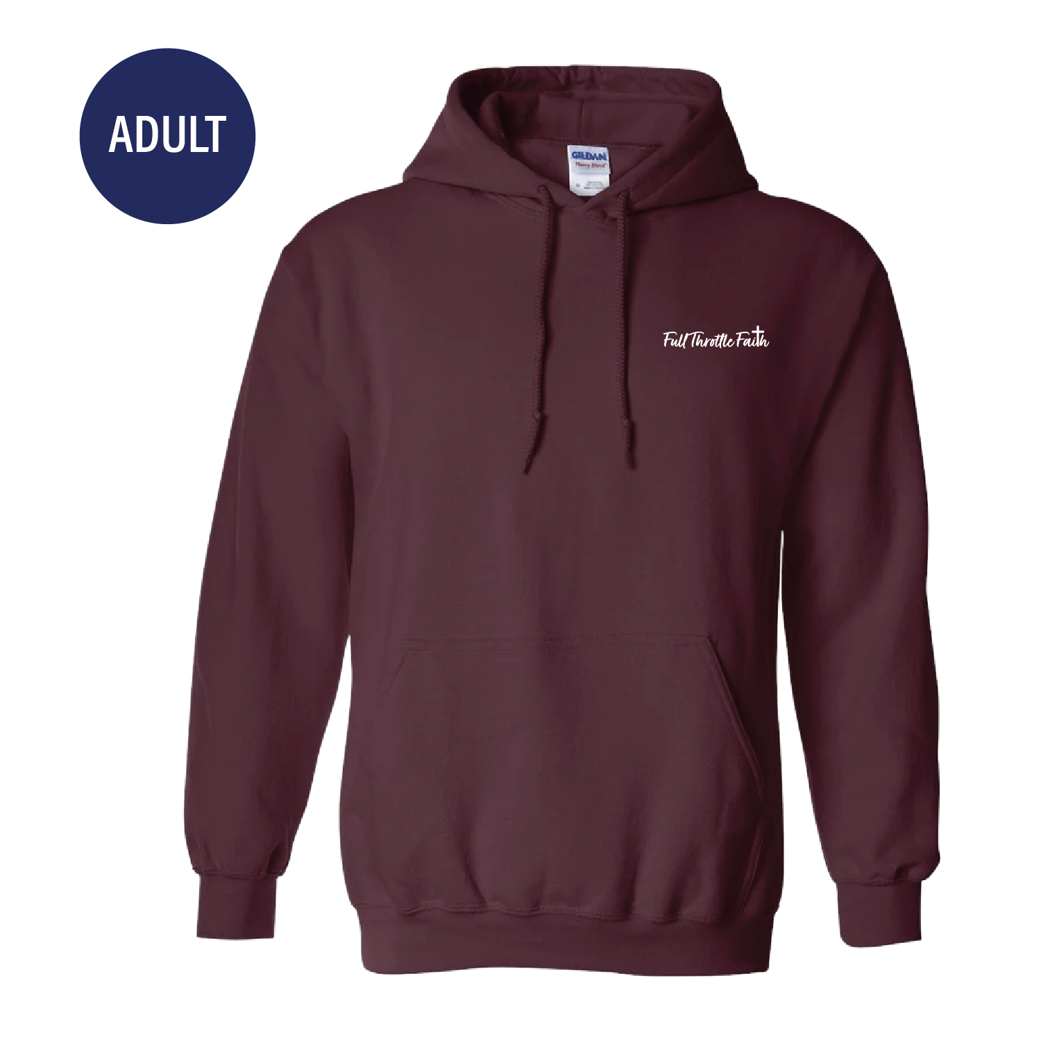 Adult Hoodie - "Full Throttle Fundraiser" for Jeremy Gigogne
